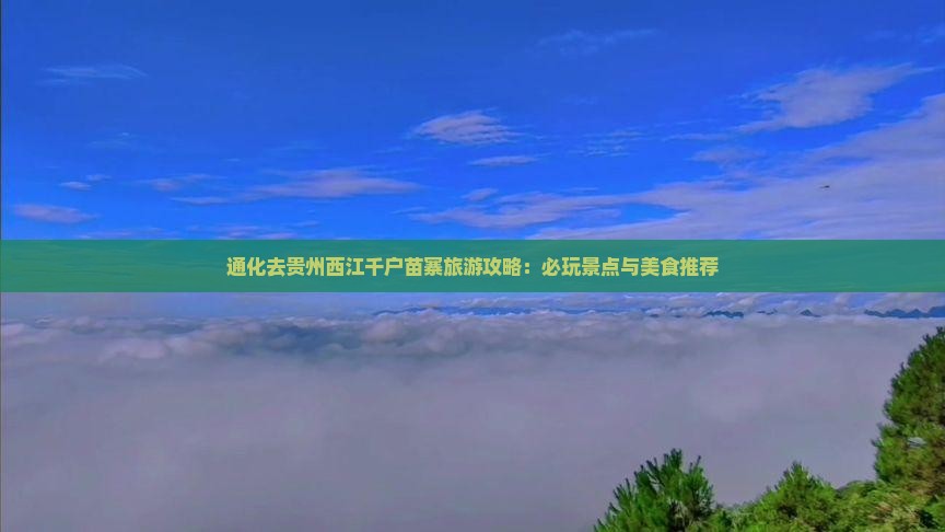 通化去贵州西江千户苗寨哪里玩