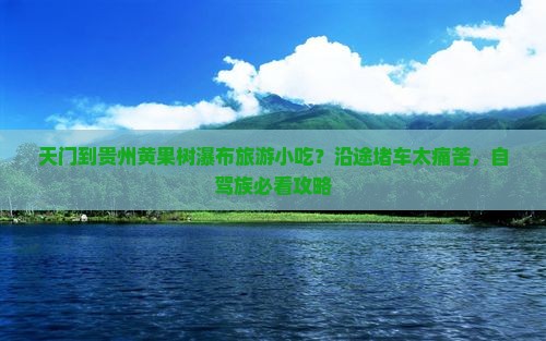 天门到贵州黄果树瀑布旅游小吃