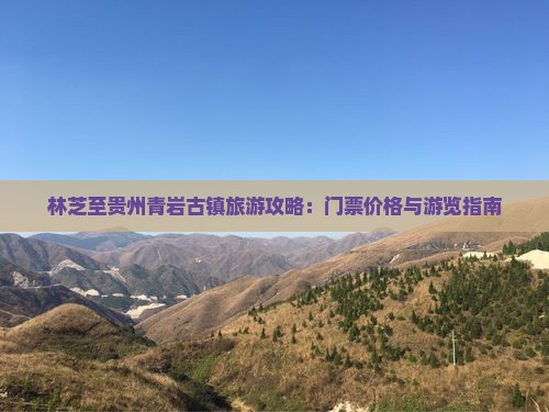 林芝到贵州青岩古镇门票