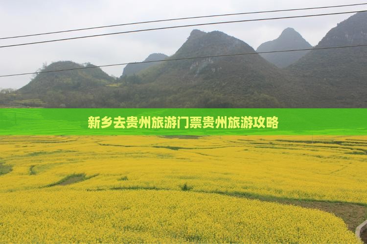 新乡去贵州门票