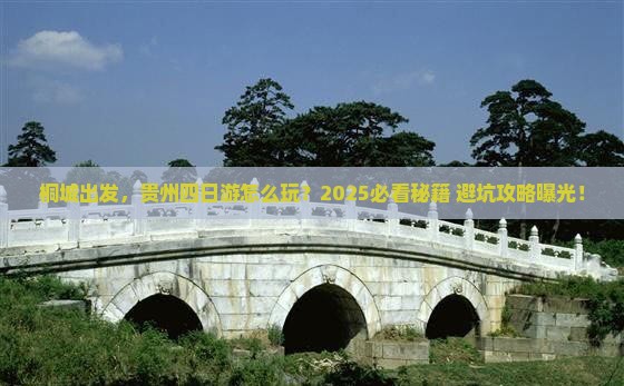 桐城到贵州四日游 桐城到贵州四日游