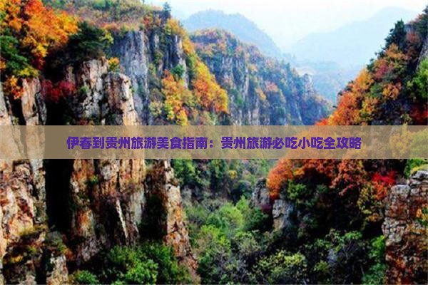 伊春到贵州旅游小吃