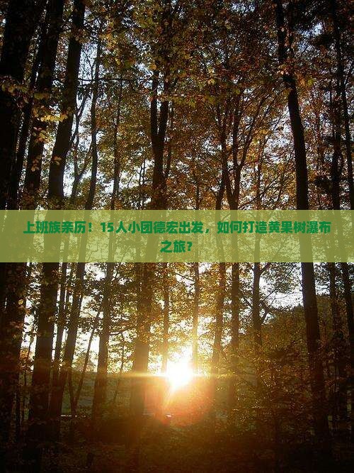 德宏到贵州黄果树瀑布大型旅游团