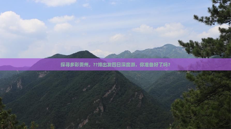 蚌埠去贵州四日游