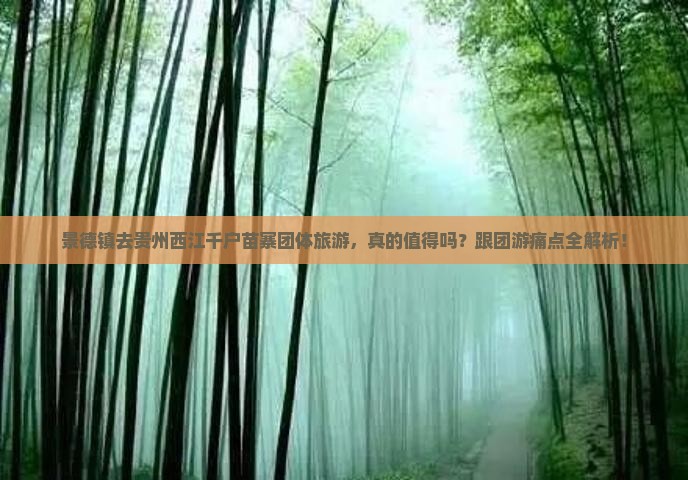 景德镇去贵州西江千户苗寨团体旅游