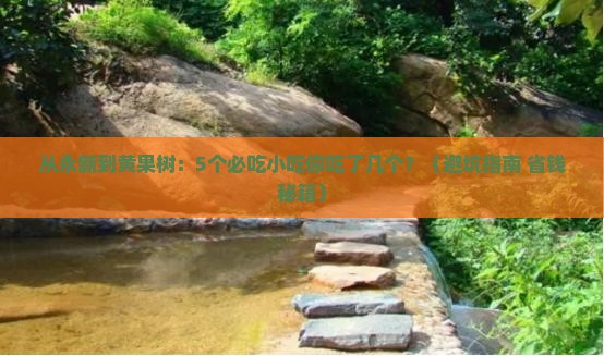 永新到贵州黄果树瀑布旅游小吃