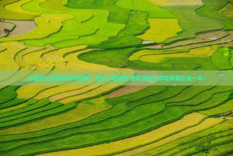 曲靖去贵州黄果树瀑布旅游小吃