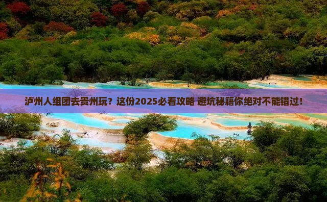 泸州去贵州团体旅游 泸州去贵州团体旅游