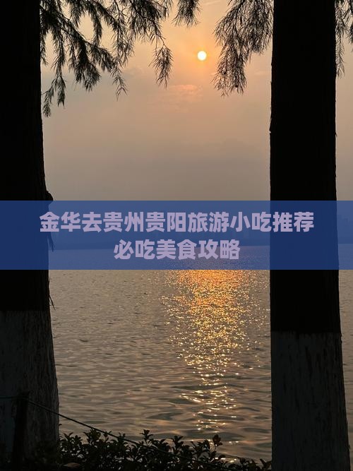 金华去贵州贵阳旅游小吃