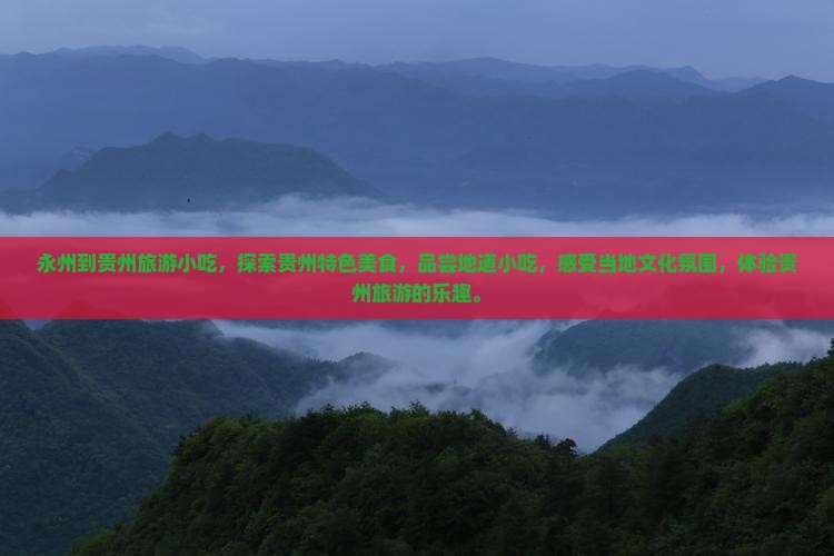 永州到贵州旅游小吃