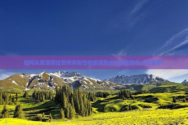巢湖去贵州青岩古镇旅游小吃