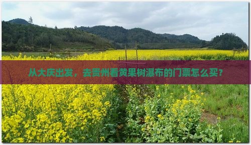 大庆到贵州黄果树瀑布门票 大庆到贵州黄果树瀑布门票