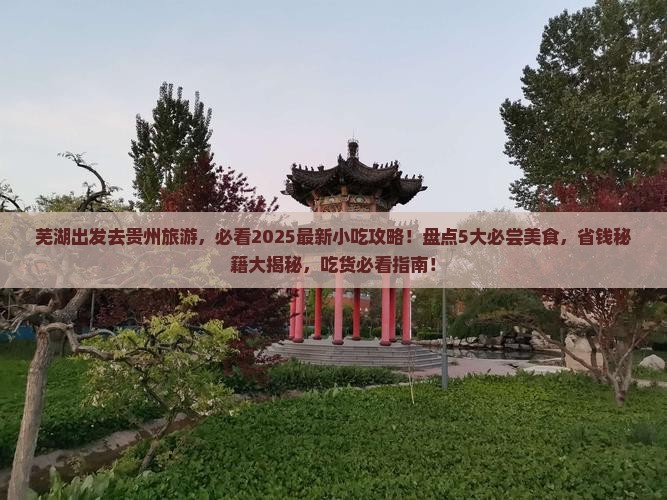 芜湖去贵州旅游小吃