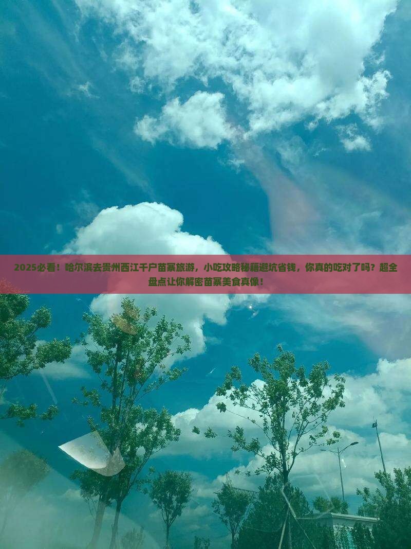 哈尔滨到贵州西江千户苗寨旅游小吃