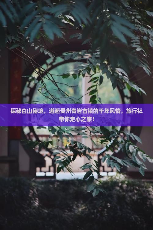 白山到贵州青岩古镇旅行社