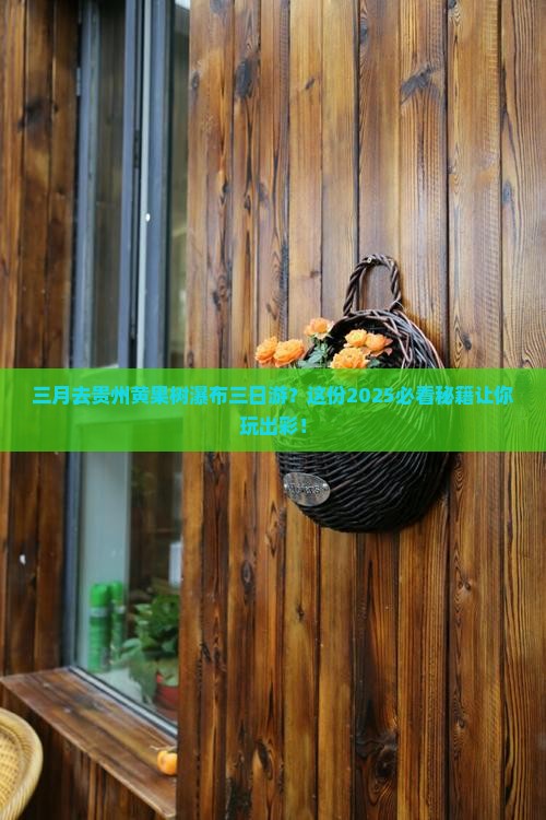 三月去贵州黄果树瀑布三日游