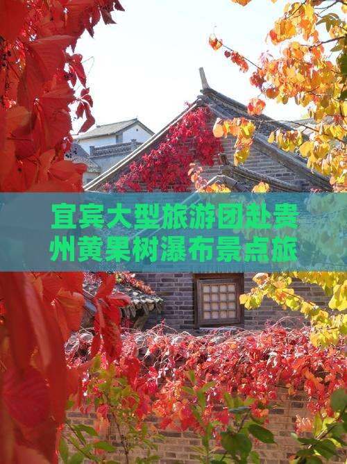 宜宾去贵州黄果树瀑布大型旅游团