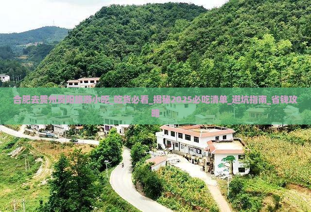 合肥去贵州贵阳旅游小吃