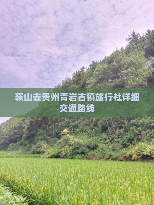 鞍山去贵州青岩古镇旅行社详细交通路线
