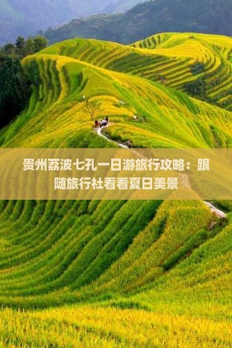 贵州荔波七孔一日游旅行攻略：跟随旅行社看看夏日美景
