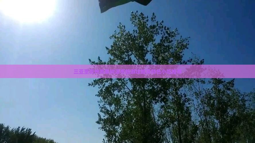三亚至贵州黄果树瀑布旅游攻略及特色小吃推荐