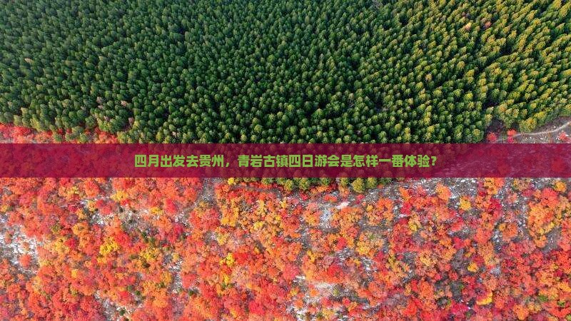 四月去贵州青岩古镇四日游