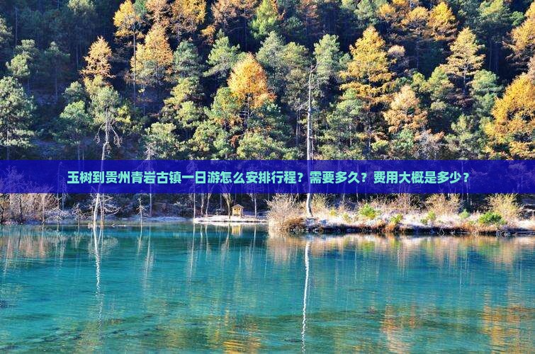 玉树到贵州青岩古镇一日