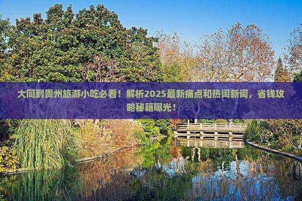 大同到贵州旅游小吃