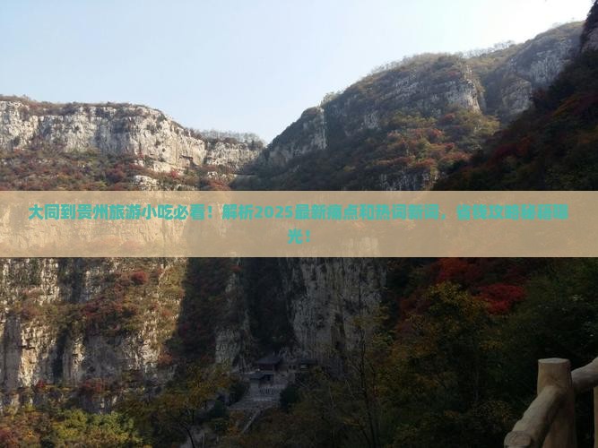 大同到贵州旅游小吃