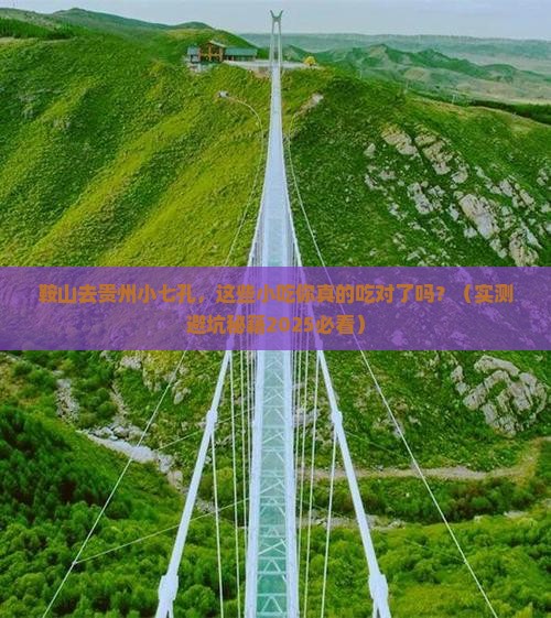 鞍山去贵州小七孔旅游小吃