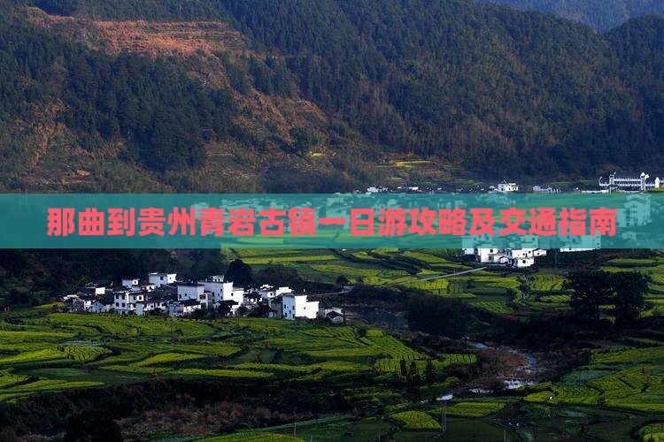 那曲到贵州青岩古镇一日