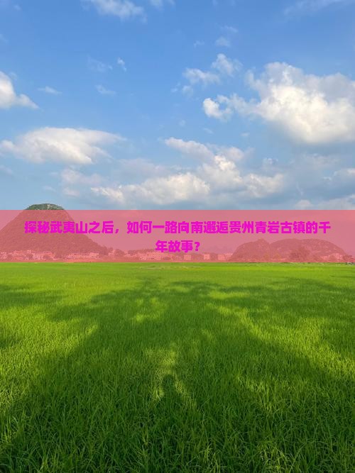武夷山到贵州青岩古镇自由团