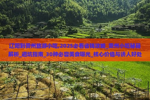 辽阳到贵州旅游小吃