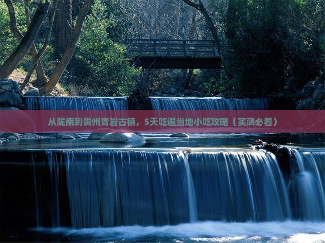 陇南去贵州青岩古镇旅游小吃