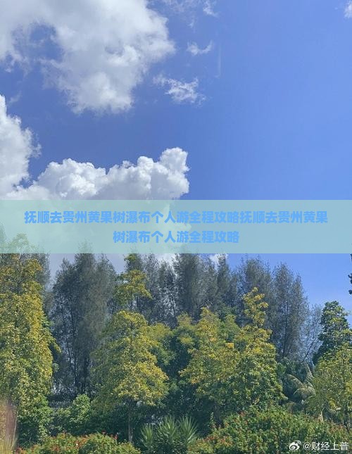 抚顺去贵州黄果树瀑布个人游