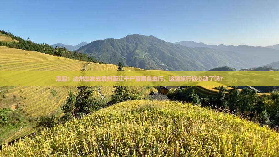 达州到贵州西江千户苗寨自由行