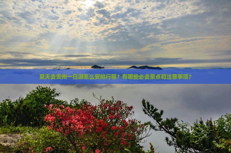 夏天去贵州一日