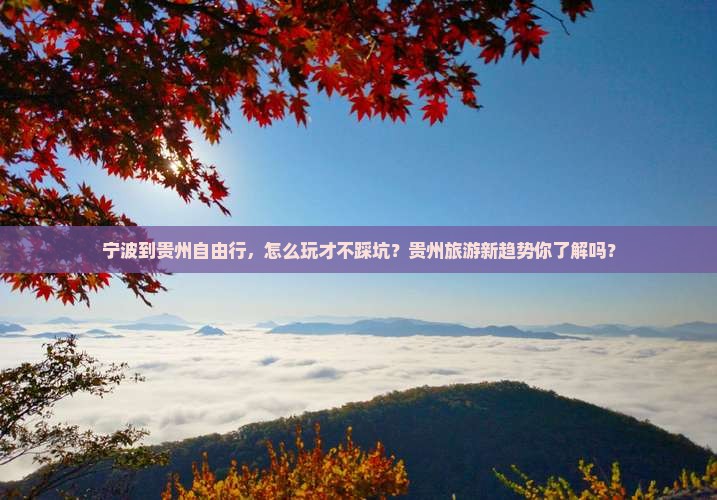 宁波到贵州自由行
