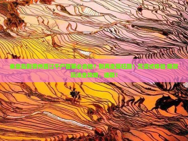 秦皇岛到贵州西江千户苗寨必去地