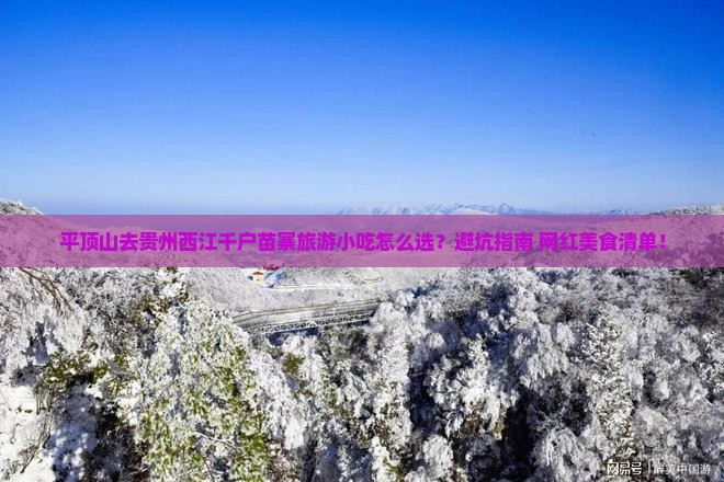 平顶山去贵州西江千户苗寨旅游小吃