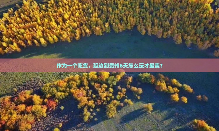 延边去贵州六日游