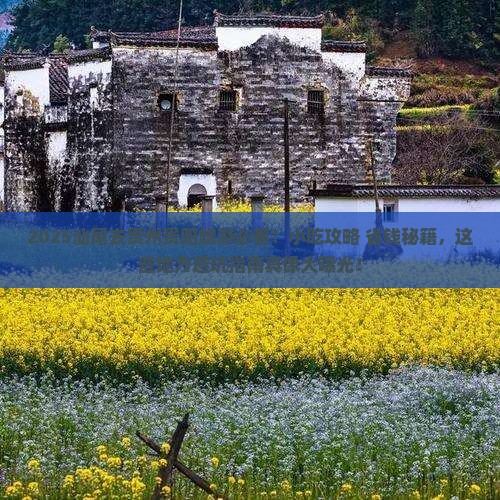 汕尾去贵州贵阳旅游小吃