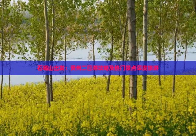 石嘴山出发:贵州二日游攻略及热门景点深度旅游 石嘴山出发:贵州二日游攻略及热门景点深度旅游