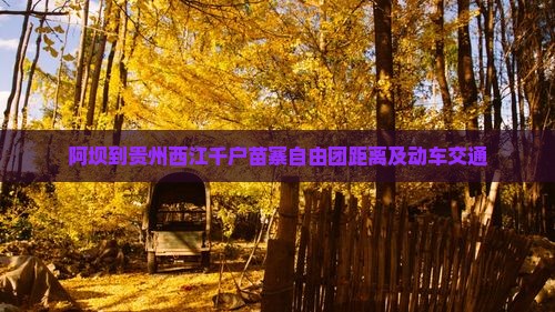 阿坝到贵州西江千户苗寨自由团距离及动车交通