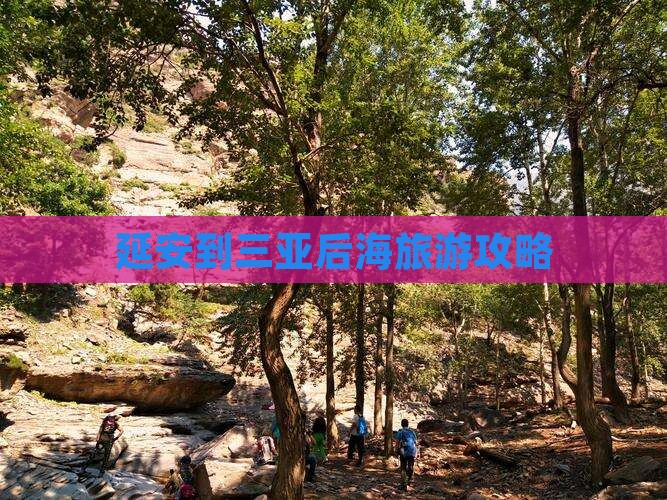 延安到三亚后海旅游攻略