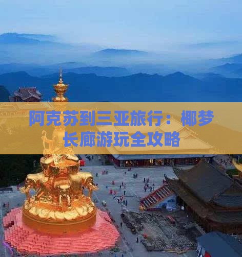 阿克苏到三亚旅行：椰梦长廊游玩全攻略