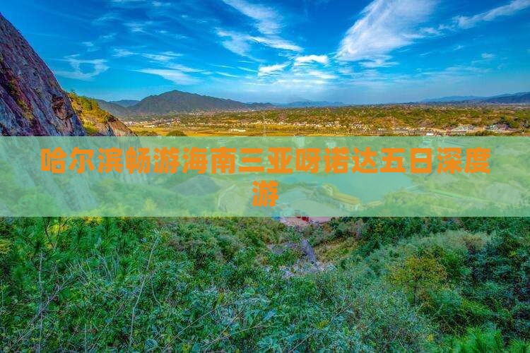 哈尔滨畅游海南三亚呀诺达五日深度游