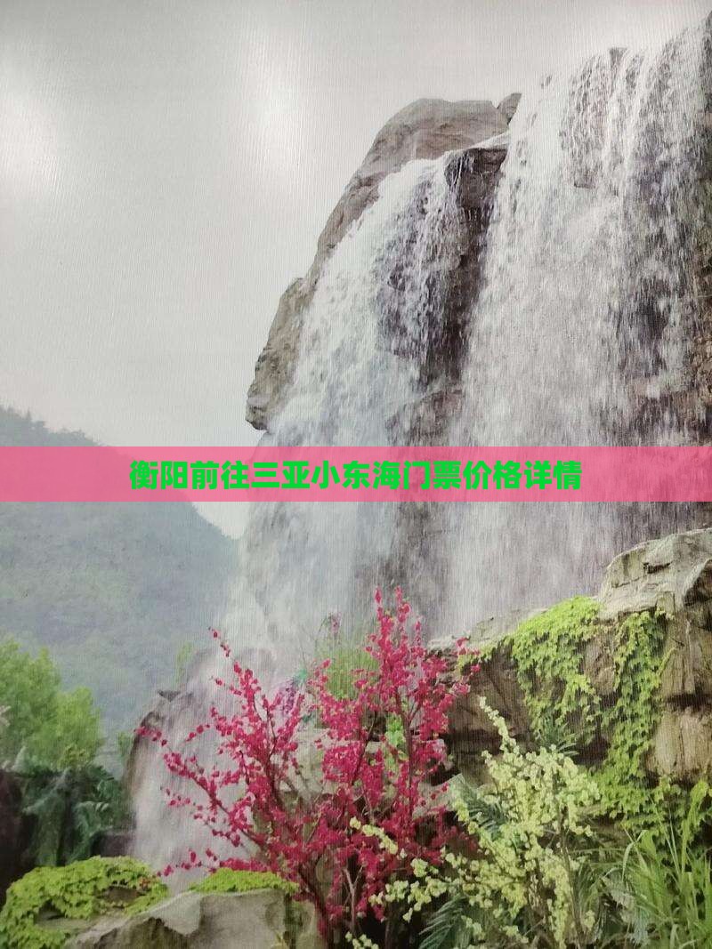 衡阳前往三亚小东海门票价格详情