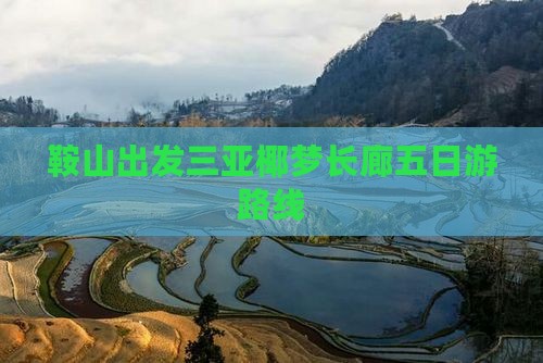 鞍山出发三亚椰梦长廊五日游路线
