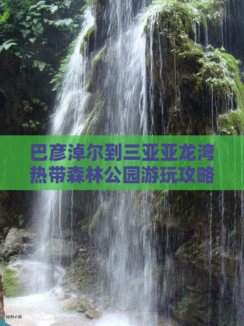 巴彦淖尔到三亚亚龙湾热带森林公园游玩攻略